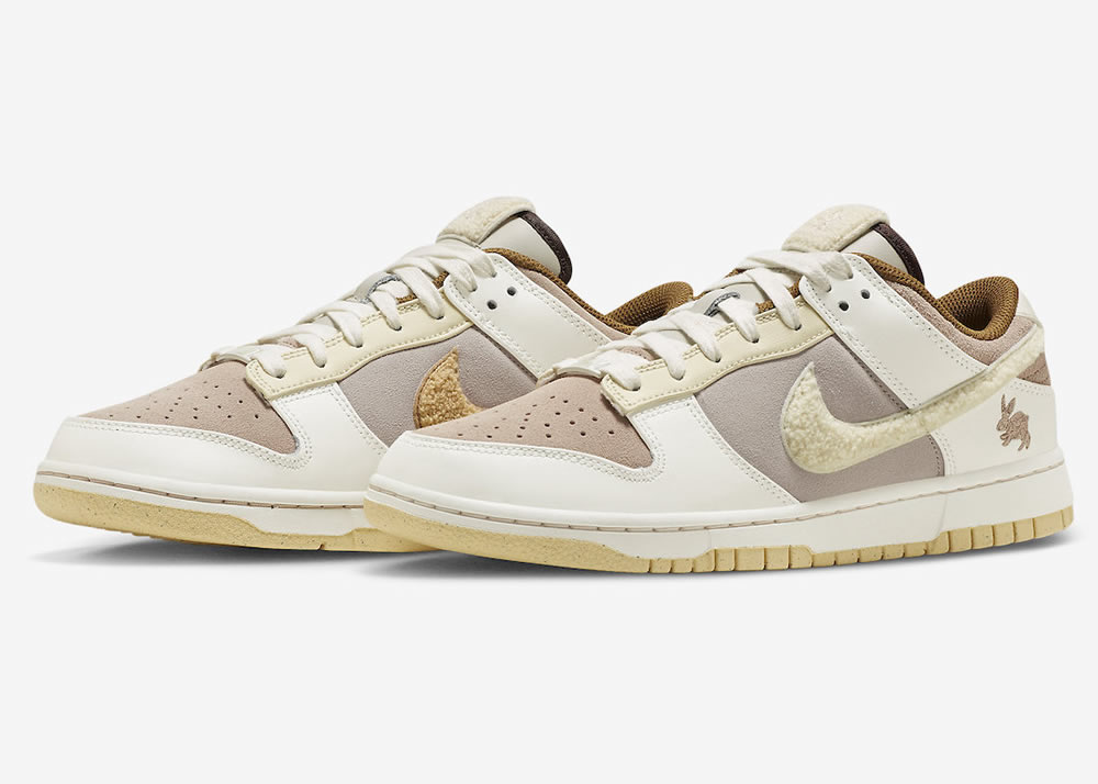Nike Dunk Low Year Of The Rabbit White Taupe Fd4203 211 3 - kickbulk.co